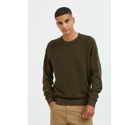 Strickpullover BLEND "BHPullover", Herren, Gr. XXL, forest night, Feinstrick, 100% Polyester, slim fit normal, Rundhals, Pullover Strickpullover, Stilvoller Strickpullover (53830838-XXL) forest night