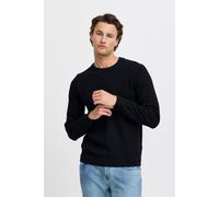 Strickpullover BLEND "BHPullover", Herren, Gr. XXL, schwarz, Grobstrick, 85% Polyester, 15% Polyamid, slim fit normal, Rundhals, Pullover Strickpullover, Klassischer Grobstrickpullover (50385917-XXL)
