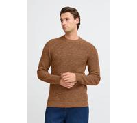Strickpullover BLEND "BHPullover", Herren, Gr. XXL, toffee, Web, 100% Baumwolle, meliert, slim fit normal, Rundhals, Pullover Strickpullover, Klassischer Grobstrickpullover (66263342-XXL) toffee