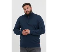 Blend BHRobin BT Robin Strickpullover Herren Big & Tall Feinstrickpullover Pullover Große Größen bis 6XL mit Stehkragen und Reißverschluss, Größe:5XL, Farbe:Dress Blues (194024)