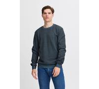 Strickfleece-Pullover BLEND "Strickpullover BHSweatshirt", Herren, Gr. M, blau (provincial blau), Obermaterial: 100% Baumwolle CO., Pullover (79024903-M) provincial blau