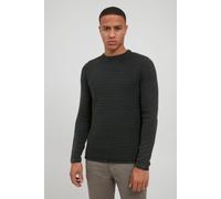 Strickpullover BLEND "BHTaavi", Herren, Gr. L, phantom grau, Grobstrick, 100% Baumwolle, regular fit normal, Rundhals, Pullover Strickpullover, Stilvoller Grobstrick-Pullover mit Rundhalsausschnitt (4