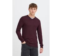 Strickpullover BLEND "BHWeber", Herren, Gr. S, winetasting, 78% Viskose, 22% Polyester, unifarben, Basic, regular fit normal, V-Ausschnitt, eingesetzt, Pullover Strickpullover, Stilvoller Strickpullov