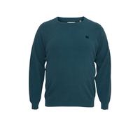 Strickpullover BLEND "Strickjacke BHBPullover", Herren, Gr. 6XL, blau (orion blau), Obermaterial: 85% Polyester PES. 15% Polyamid PA., Strickjacken Strickpullover (58838749-6XL) orion blau