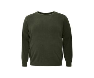 Strickpullover BLEND "Strickjacke BHBPullover", Herren, Gr. 6XL, grün (forest night), Obermaterial: 85% Polyester PES. 15% Polyamid PA., Strickjacken Strickpullover (24172546-6XL) forest night