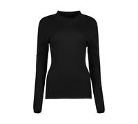 Strickpullover BLUE SEVEN "Blue Seven Pullover", Damen, Gr. 38, schwarz (9990, schwarz), 80% Viskose, 20% Polyamid, figurbetont, ohne Ausschnitt, Pullover Strickpullover (10616744-38) 9990, schwarz