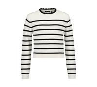 Strickpullover BLUE SEVEN "Blue Seven Pullover", Jungen, Gr. 140, weiß (0100, sanftes weiß), 100% Baumwolle, normal, Rundhals, Pullover Strickpullover (50635262-140) 0100, sanftes weiß