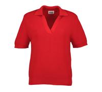 Strickpullover BLUE SEVEN "Blue Seven Pullover kurzarm", Damen, Gr. 36, 3260, rot, 100% Baumwolle, normal, ohne Ausschnitt, Pullover Strickpullover (59631036-36) 3260, rot