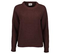 Strickpullover BLUE SEVEN "Pullover", Damen, Gr. 38, braun (3941, burgund), 100% Polyester, normal, Rundhals, Pullover Strickpullover (64928908-38) 3941, burgund