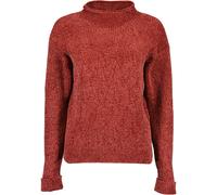 Strickpullover BLUE SEVEN "Pullover mit Stehkragen", Damen, Gr. 36, rot (3441, dunkelrot), 100% Polyester, normal, ohne Ausschnitt, Pullover Strickpullover (50991743-36) 3441, dunkelrot