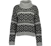 Strickpullover BLUE SEVEN "Rollkragenpullover", Damen, Gr. M, grau (9100, hell grau), 100% Polyester, normal, ohne Ausschnitt, Pullover Strickpullover (25563628-M) 9100, hell grau