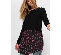 Feinstrickpullover mit Rockansatz 36/38 (S)