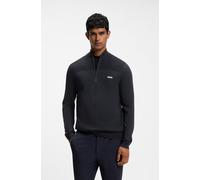Hugo Boss Halbzippullover Momentum 10273969 Schurwoll-Mix Grün