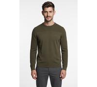 Strickpullover BOSS GREEN "KN Momentum-X CN", Herren, Gr. XL, grün (open grün398), Strick, Obermaterial: 48% Polyester, 39% Schurwolle, 11% Polyamid, 2% Elasthan, regular fit normal, Rundhals, Bündche
