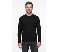 Strickpullover BOSS ORANGE "Avac", Herren, Gr. 3XL, schwarz (schwarz001), Strick, Obermaterial: 50% Schurwolle, 50% Polyacryl, unifarben, regular fit normal, Rundhals, Bündchen, Pullover Strickpullove