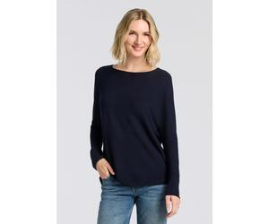 Strickpullover BOSS ORANGE "Falandrana Premium Damenmode", Damen, Gr. XS, dunkelblau 408, Strick, Obermaterial: 60% Viskose, 35% Polyacryl, 5% Kaschmir, unifarben, Rundhals, Rollsaum, Pullover Strickp