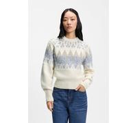 BOSS Damen Pullover mit Wolle C_FAROMBO, offwhite, Gr. L