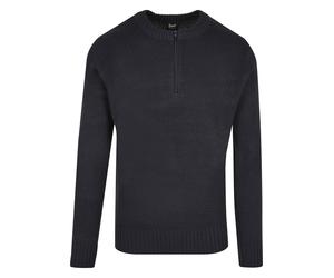 Strickpullover BRANDIT "Brandit Herren Armee Pullover", Herren, Gr. XXL, schwarz (navy), 100% Polyacryl, unifarben, normal, Rundhals, Pullover Strickpullover (67385231-XXL) navy