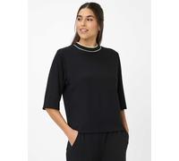 Strickpullover BRAX "Style BERTA M", Damen, Gr. 36, schwarz, 70% Viskose, 25% Polyester, 5% Elasthan, Pullover (29844540-36) schwarz