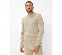 Strickpullover BRAX "Style BUDDY", Herren, Gr. 4XL, beige, Strick, 70% Wolle, 30% Polyamid, Pullover (29551035-4XL) beige