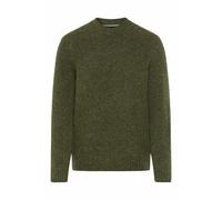 Strickpullover BRAX "Style BUDDY", Herren, Gr. 4XL, grün (olivgrün), Strick, 70% Wolle, 30% Polyamid, Pullover (17940567-4XL) olivgrün