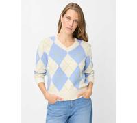 Brax Damen Strickpullover Style LANA lavender blue, mehrfarbig, Gr. 42