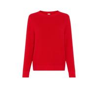 Strickpullover BRAX "Style LESLEY", Damen, Gr. 34, rot (pink), Strick, 100% Baumwolle, Rundhals, Pullover Strickpullover, Strickpullover aus reiner Baumwolle (25370469-34) pink