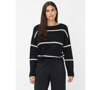 Strickpullover BRAX "Style LISA", Damen, Gr. 36, schwarz, Strick, 43% Polyamid, 29% Wolle, 26% Alpaka, 2% Polyester, Rundhals, Pullover Strickpullover (62958549-36) schwarz