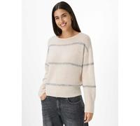 Strickpullover BRAX "Style LISA", Damen, Gr. 48, grau, Strick, 43% Polyamid, 29% Wolle, 26% Alpaka, 2% Polyester, Rundhals, Pullover Strickpullover (74558744-48) grau