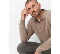 Strickpullover BRAX "Style PASCAL", Herren, Gr. XL (54), braun, Strick, 100% Schurwolle, Pullover Strickpullover, Merino: Pullover aus reiner Wolle (94036431-XL) braun