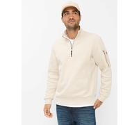 Strickpullover BRAX "Style SION", Herren, Gr. XXXL (58/60), beige (weiß), 70% Baumwolle, 30% Polyester, Pullover Strickpullover (84311442-XXXL) weiß
