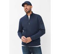 Strickpullover BRAX "Style SION", Herren, Gr. XXXL (58/60), schwarz (nachtblau), 70% Baumwolle, 30% Polyester, Pullover Strickpullover (92639241-XXXL) nachtblau