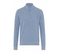 Brax Regular Fit Troyer hellblau, Einfarbig