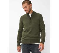 Strickpullover BRAX "Style STEFFEN", Jungen, Gr. M (50), dunkelgrün, Strick, 44% Baumwolle, 29% Polyacryl, 27% Wolle, Pullover Strickpullover (90803650-M) dunkelgrün