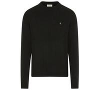 Calvin Klein Jeans Oversized Strickpullover mit gerippten Abschlüssen in Black, Größe XL
