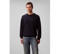 Calvin Klein Herren Baumwolle Relaxed Pullover mit Rundhalsausschnitt