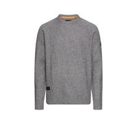 Strickpullover CAMEL ACTIVE, Herren, Gr. XL, dust grau, Strick, Obermaterial: 39% Polyacryl, 33% Polyester, 26% Baumwolle, 2% Elasthan, meliert, unifarben, regular fit hüftbedeckend, Rundhals, Bündche