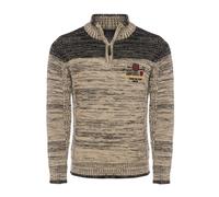 Strickpullover CARISMA "CARISMA Pullover", Herren, Gr. M, beige, Obermaterial: 100% Polyacryl PAN., uni, regular fit, Pullover Strickpullover, Premium Strickpullover (83734256-M) beige