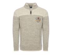 Strickpullover CARISMA "CARISMA Pullover", Herren, Gr. XXL, grau, Obermaterial: 100% Polyacryl PAN., uni, regular fit, Pullover Strickpullover, Premium Strickpullover (96141903-XXL) grau