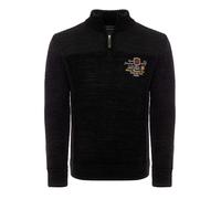 Strickpullover CARISMA "CARISMA Pullover", Herren, Gr. XXL, schwarz, Obermaterial: 100% Polyacryl PAN., uni, regular fit, Pullover Strickpullover, Premium Strickpullover (26586030-XXL) schwarz