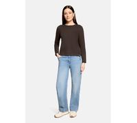 Strickpullover CARTOON "Damen mit Rundhalsausschnitt", Damen, Gr. 38, braun (dunkelbraun), Obermaterial: 55% Viskose, 30% Polyester, 15% Polyamid, straight fit normal, Rundhals, Pullover Strickpullove