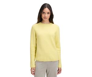 Strickpullover CARTOON "Damen mit Stehkragen", Damen, Gr. 42, gelb (muted lime), Obermaterial: 40% Polyester, 36% Polyacryl, 17% Polyamid, 4% Wolle, 3% Elasthan, relaxed fit normal, Pullover Strickpul