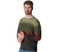 Strickpullover CASAMODA "CASAMODA Pullover gestreift", Herren, Gr. M, grün (dunkelgrün), 100% Baumwolle, Pullover Strickpullover (39866065-M) dunkelgrün