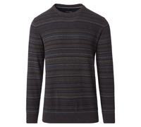 Casa Moda Strickpullover gestreift Herren Braun 100% Baumwolle XXL