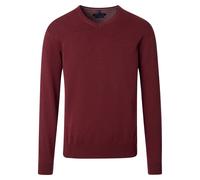 Strickpullover CASAMODA "CASAMODA Pullover uni", Herren, Gr. 3XL, sattes rot, 100% Baumwolle, Pullover Strickpullover (92359825-XXXL) sattes rot