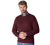 Strickpullover CASAMODA "CASAMODA Pullover uni", Herren, Gr. L, rot (bordeauxrot), 100% Baumwolle, Pullover Strickpullover (18307232-L) bordeauxrot