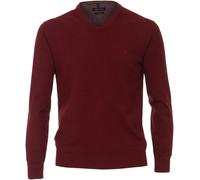 Casa Moda Regular Fit Pullover rot, Einfarbig