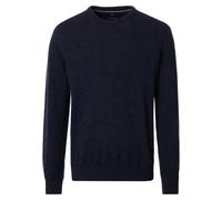 Strickpullover CASAMODA "CASAMODA Pullover uni", Herren, Gr. XL, dunkelblau, 80% Wolle, 20% Nylon, Pullover Strickpullover (32261247-XL) dunkelblau