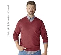 Casa Moda Regular Fit Pullover rot, Einfarbig