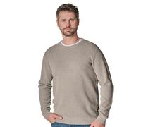 Strickpullover CASAMODA "CASAMODA Pullover uni", Herren, Gr. XXL, beige, 100% Baumwolle, Pullover (98755423-XXL) beige
